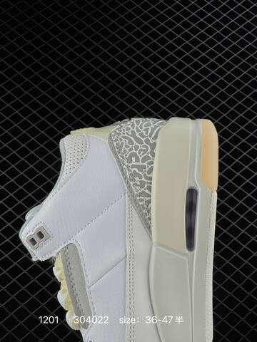 Jordan Air Jordan 3 Retro Craft Ivory White Ivory Cream Grey Green EU 36-47 Basketball Shoe - Unisex BS-80135