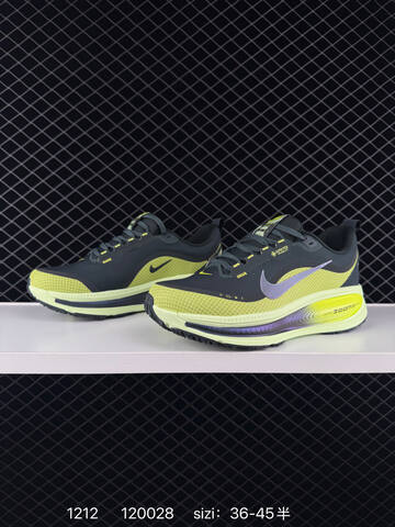 Nike Vomero 18 GTX HQ7002-100 Black Volt Lime With Purple Accents EU 36-45 5 Running - Unisex (BS-73750)