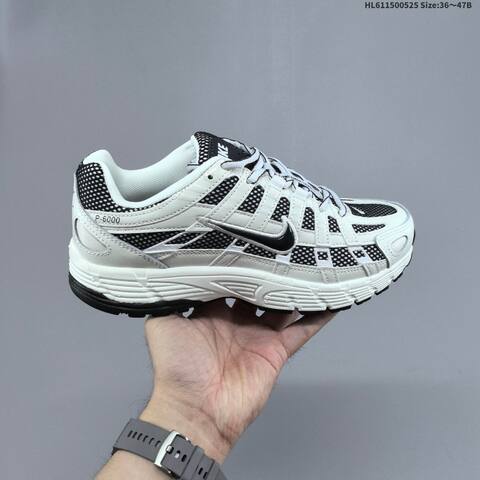 Nike P-6000 Brown White Gray Black EU 36-47 Running Shoe - Unisex BS-60143