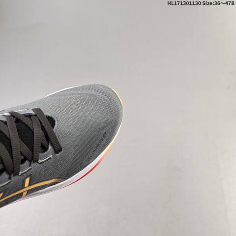Asics Gel-Nimbus 27 Grey Black Orange Red White EU 36-47 Running Shoe Running Sneakers - Unisex (BS-69204)