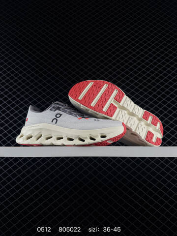 On Cloudtilt Loewe x On Light Grey Cream Red Dark Grey EU 36-45 Running Shoe Running Sneakers - Unisex (BS-85290)