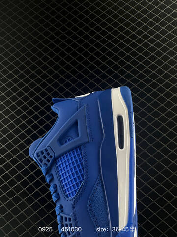 Jordan Air Jordan 4 Nigel Sylvester Brick By Brick Royal Blue White EU 36-45 Basketball Shoe - Unisex BS-80636