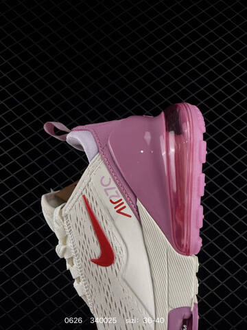Nike Air Max 270 White Red Pink EU 36-40 Running Shoe - Unisex BS-70566