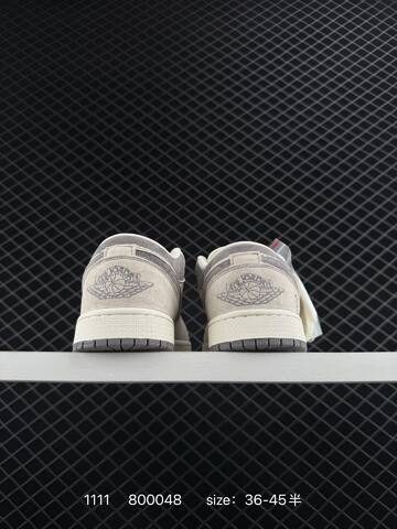 Jordan Air Jordan 1 Low Beige Grey Off White EU 36-45 Sneaker - Unisex BS-80306