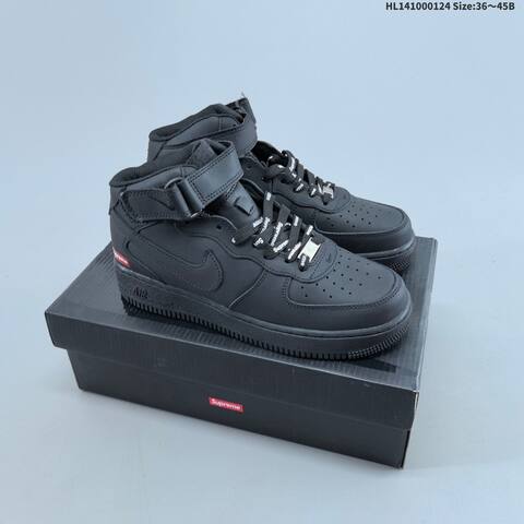 Nike Air Force 1 Mid 07 Supreme FZ8784 White Black Red EU 36-45 Sneaker - Unisex BS-61792