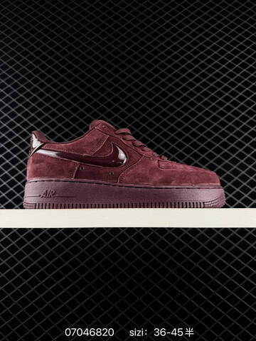Nike Air Force 1 Low Burgundy Light Grey EU 36-45 Skate - Unisex BS-70417