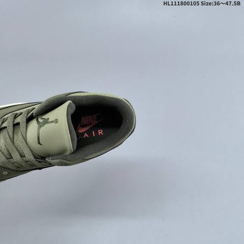 Jordan Air Jordan 3 Retro Olive Green Black White Gum 36 47 5 Basketball - Unisex BS-67106
