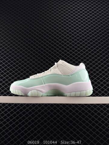 Jordan Air Jordan 11 Retro Low White Mint Green EU 36-47 Basketball Shoe - Unisex (BS-81183)