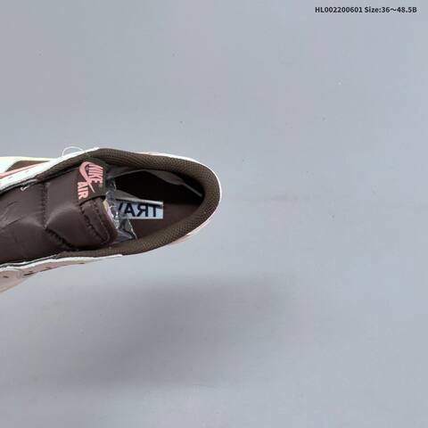Nike Air Jordan 1 Low Brown White Pink 36 48 5 Lifestyle - Unisex (BS-65824)