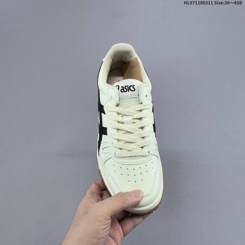 ASICS Court Mz Low 1203 A127 110 Cream Black Gum Brown EU 36-45 Sneaker Casual Sneakers - Unisex BS-69003