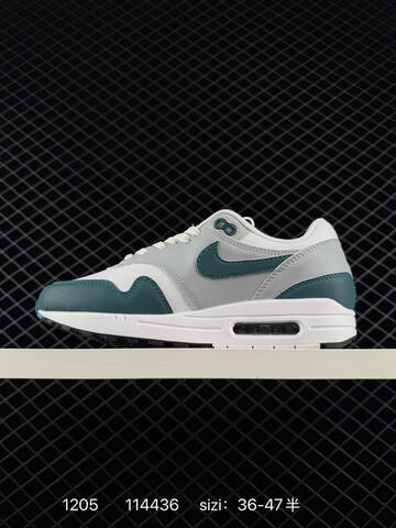 Nike Air Max 1 White Grey Teal Green EU 36-47 5 Lifestyle - Unisex (BS-80105)