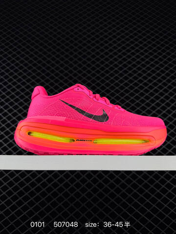 Nike Zoom Vomero Premium Neon Pink Hot Pink With Orange And Neon Yellow Midsole Accents 36-45 Running - Unisex (BS-73346)