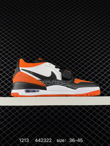 Jordan Air Jordan Legacy 312 Low Black White Orange Grey EU 36-45 Basketball Shoe - Unisex (BS-80070)