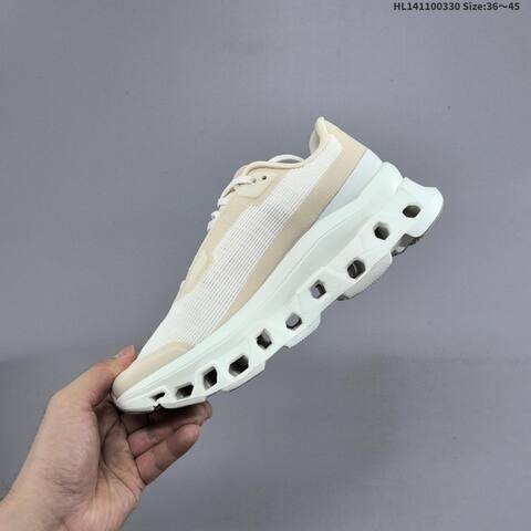 On Cloudmonster Void Cream Beige Off White EU 36-45 Running Shoe Running Sneakers - Unisex (BS-69652)