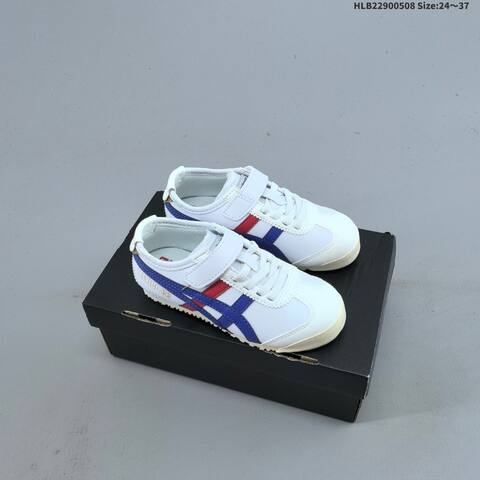 Onitsuka Tiger Mexico 66 Cream Brown Teal 24-37 Sneaker Casual Sneakers - Women's (BS-68854)