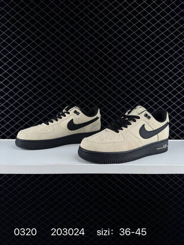 Nike Air Force 1 07 LX Beige Black EU 36-45 Lifestyle - Unisex (BS-72556)