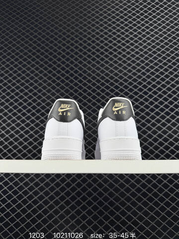 Nike Air Force 1 Low White Black Gold EU 35-45 5 Lifestyle - Unisex (BS-73865)