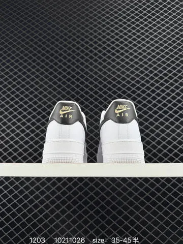 Nike Air Force 1 Low White Black Gold EU 35-45 5 Lifestyle - Unisex BS-73865
