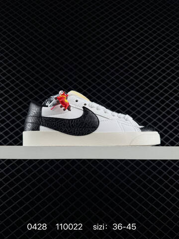 Nike Blazer Low 77 Jumbo DN2158-101 White Black EU 36-45 Lifestyle - Unisex (BS-71797)