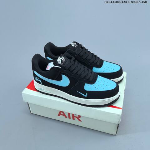 Nike Air Force 1 07 LV8 Black Grey Green White EU 36-45 Sneaker - Unisex BS-61783