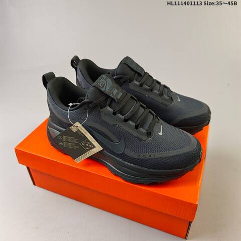 Nike Vomero 18 GTX ReactX Air Zoom Triple Black EU 35-45 Running Shoe - Unisex (BS-63775)