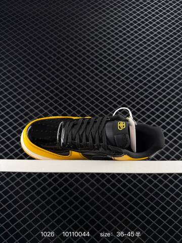 Nike Air Force 1 07 LV8 Black Yellow EU 36-45 Lifestyle - Unisex (BS-74559)