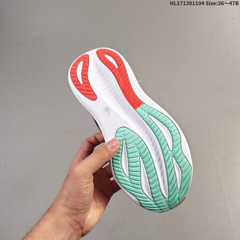 Asics Gel Nimbus 27 Black Coral Mint White EU 36 47 Running Shoe EU 36-47 Running Sneakers - Unisex (BS-69180)