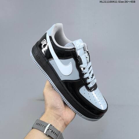 Nike Air Force 1 07 Black Light Grey White EU 36-45 Sneaker - Unisex BS-60809