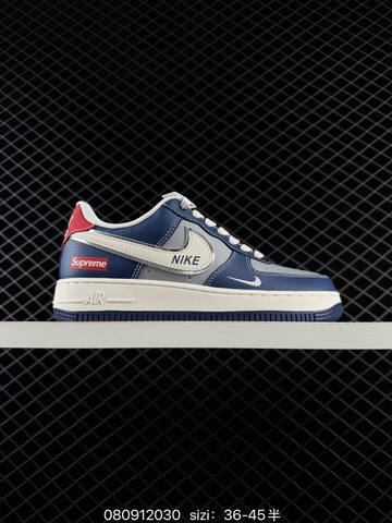 Nike Air Force 1 Low Off White Black Navy Red Brown EU 36-45 Skate - Unisex (BS-69865)