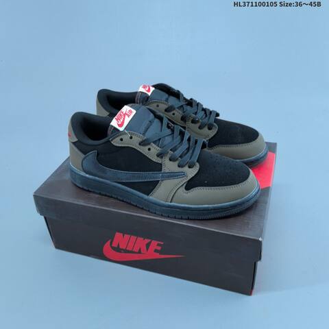 Nike Air Jordan 1 Low Travis Scott Reverse Mocha Black White Mocha EU 36-45 Casual - Unisex BS-67097