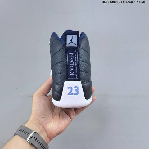 Jordan Air Jordan 12 Retro Obsidian Navy White 36 47 5 Basketball - Unisex (BS-66050)