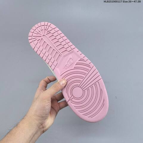 Nike Air Jordan 1 Low Travis Scott Cream White Pink Light Beige 36 47 5 Lifestyle - Unisex (BS-66936)