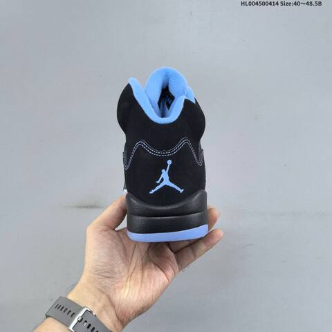 Jordan Air Jordan 5 Retro Black University Blue EU 40-48 5 Basketball - Men's (BS-66192)
