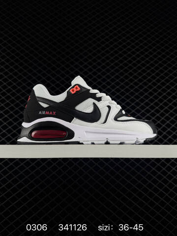 Nike Air Max Command Black White Gray 36-45 Running - Unisex (BS-72777)