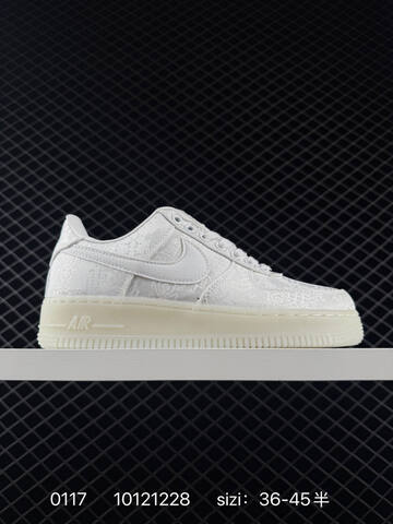 Nike Air Force 1 White Blue Peach Black With Gum Sole EU 36-45 Lifestyle - Unisex (BS-73100)