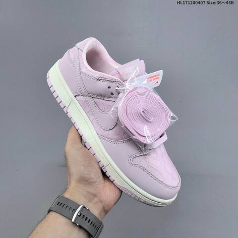 Nike SB Dunk Low Zoom Air Light Pink Sail White EU 36-45 Skate Shoe - Unisex BS-60913