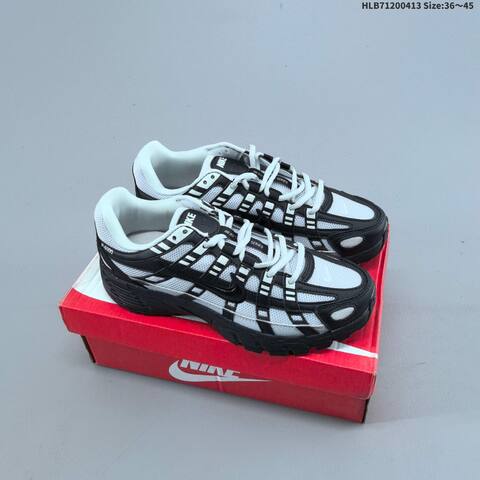 Nike P-6000 Black White EU 36-45 Running Shoe - Unisex BS-60770