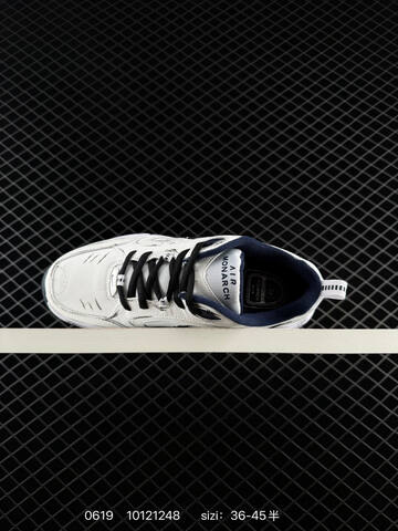 Nike Air Monarch IV White Black Navy EU 36-45 Training Shoe - Unisex (BS-70683)