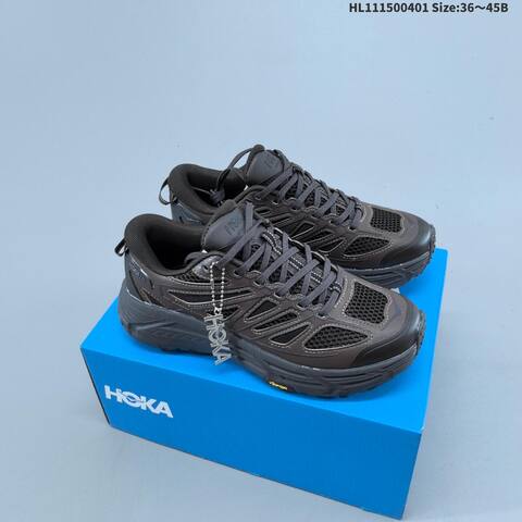HOKA ONE ONE Mafate Speed 2 Low TPU Dark Brown Black EU 36-45 Trail Shoe Trail Running Sneakers - Unisex (BS-69365)