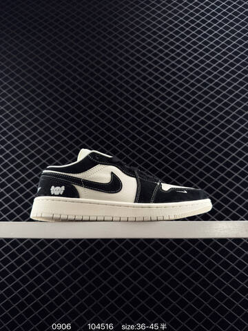 Jordan Air Jordan 1 Low Off White Grey Black EU 36-45 Sneaker - Unisex BS-80757