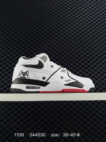 Nike Air Flight 89 White Black Red EU 36-45 5 Basketball - Unisex (BS-80316)