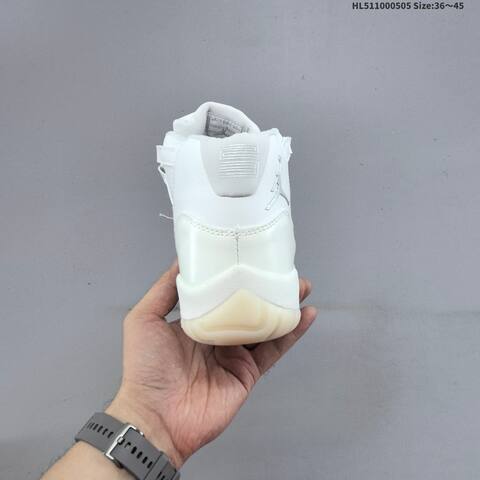 Jordan Air Jordan 11 Retro Sail White Cream 36 45 Basketball - Unisex (BS-66037)