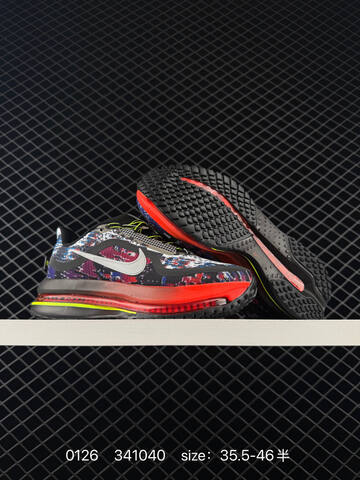 Nike Air Zoom Pegasus Premium Black White Multicolor With Red Orange Accents And Neon Yellow 35 5-46 5 Running - Unisex (BS-72951)
