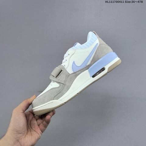 Jordan Legacy 312 Low White Light Grey Light Blue EU 36-47 Basketball - Unisex (BS-66236)