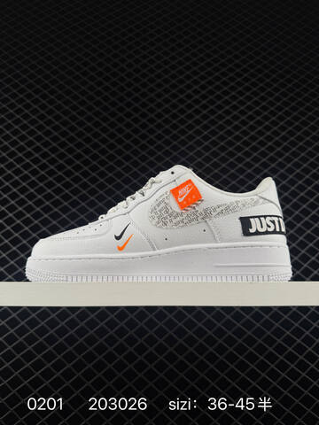 Nike Air Force 1 07 Low BQ9044-100 White Black Orange EU 36-45 Lifestyle - Unisex (BS-72858)