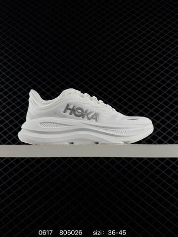 HOKA ONE ONE Bondi 9 Navy Blue Off White Beige EU 40-45 Running Shoe Running Sneakers - Men's (BS-86193)