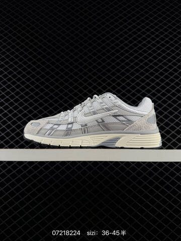 Nike P-6000 Grey White Cream Black EU 36-45 Running - Unisex (BS-70144)
