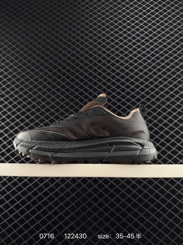 HOKA ONE ONE Mafate Speed Satisfy Black Brown Dark Gray EU 35-45 Trail Shoe Trail Running Sneakers - Unisex (BS-86552)