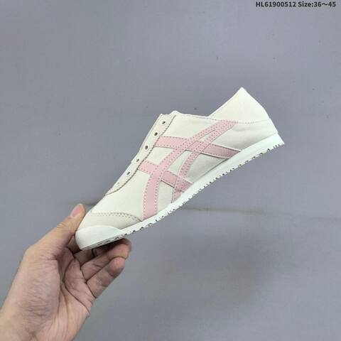 Onitsuka Tiger Mexico 66 Slip On Cream Pink Navy EU 36-45 Sneaker Casual Sneakers - Unisex (BS-68843)