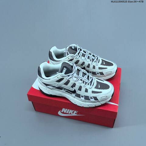 Nike P-6000 Brown White Gray Black EU 36-47 Running Shoe - Unisex (BS-60143)